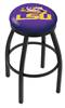  Louisiana State 30" Swivel Bar Stool with Black Wrinkle Finish  