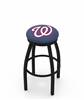  Washington Nationals 30" Swivel Bar Stool with Black Wrinkle Finish  