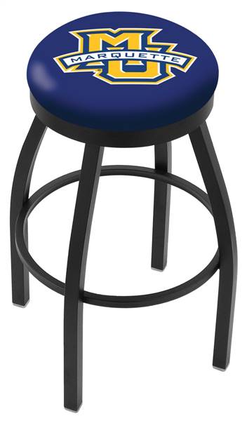  Marquette 30" Swivel Bar Stool with Black Wrinkle Finish  
