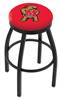  Maryland 30" Swivel Bar Stool with Black Wrinkle Finish  