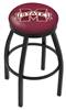  Mississippi State 30" Swivel Bar Stool with Black Wrinkle Finish  