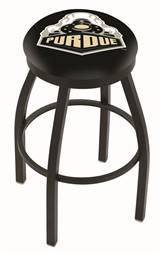  Purdue 30" Swivel Bar Stool with Black Wrinkle Finish  