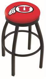  Utah 30" Swivel Bar Stool with Black Wrinkle Finish  