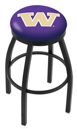  Washington 30" Swivel Bar Stool with Black Wrinkle Finish  