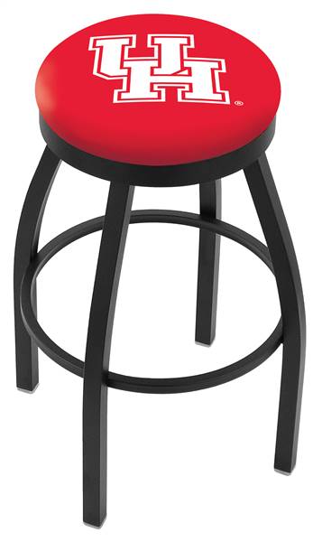  Houston 36" Swivel Bar Stool with Black Wrinkle Finish  