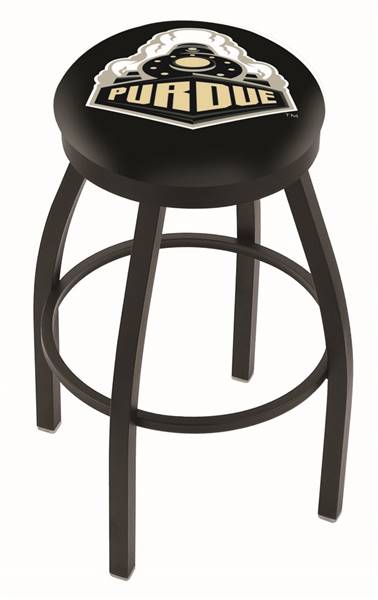  Purdue 36" Swivel Bar Stool with Black Wrinkle Finish  