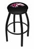  Southern Illinois 36" Swivel Bar Stool with Black Wrinkle Finish  