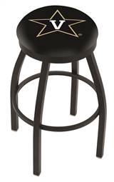  Vanderbilt 36" Swivel Bar Stool with Black Wrinkle Finish  