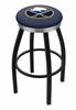  Buffalo Sabres 25" Swivel Counter Stool with a Black Wrinkle and Chrome Finish  