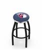  Cleveland Guardians 30" Swivel Bar Stool with a Black Wrinkle and Chrome Finish  