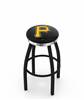  Pittsburgh Pirates 36" Swivel Bar Stool with a Black Wrinkle and Chrome Finish  