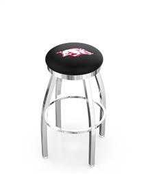  Arkansas 25" Swivel Counter Stool with Chrome Finish  