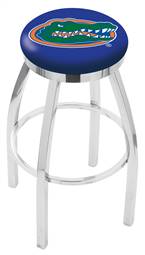  Florida 25" Swivel Counter Stool with Chrome Finish  