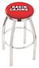  Louisiana-Lafayette 25" Swivel Counter Stool with Chrome Finish  