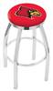  Louisville 25" Swivel Counter Stool with Chrome Finish  