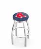  Boston Red Sox 25" Swivel Counter Stool with Chrome Finish  