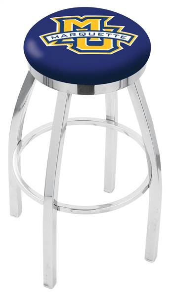  Marquette 25" Swivel Counter Stool with Chrome Finish  