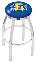  South Dakota State 25" Swivel Counter Stool with Chrome Finish  