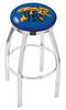  Kentucky "Wildcat" 25" Swivel Counter Stool with Chrome Finish  