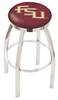  Florida State (Script) 30" Swivel Bar Stool with Chrome Finish  