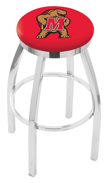  Maryland 30" Swivel Bar Stool with Chrome Finish  