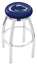  Penn State 30" Swivel Bar Stool with Chrome Finish  