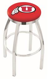  Utah 30" Swivel Bar Stool with Chrome Finish  