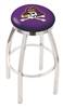  East Carolina 36" Swivel Bar Stool with Chrome Finish  