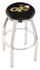  Georgia Tech 36" Swivel Bar Stool with Chrome Finish  