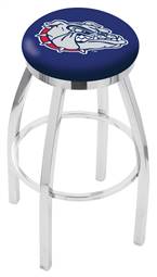  Gonzaga 36" Swivel Bar Stool with Chrome Finish  