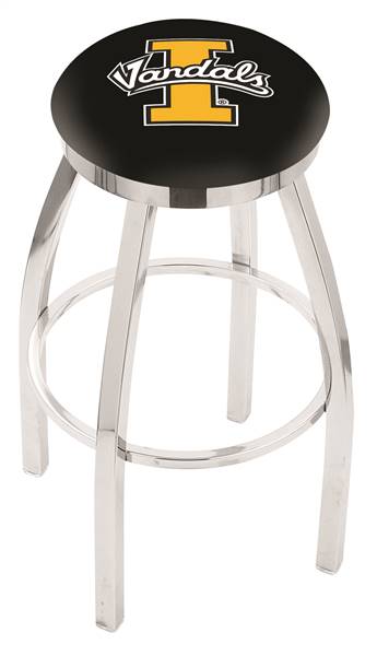  Idaho 36" Swivel Bar Stool with Chrome Finish  