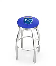  Kansas City Royals 36" Swivel Bar Stool with Chrome Finish  