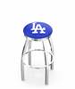  Los Angeles Dodgers 36" Swivel Bar Stool with Chrome Finish  