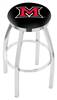  Miami (OH) 36" Swivel Bar Stool with Chrome Finish  