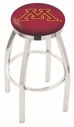  Minnesota 36" Swivel Bar Stool with Chrome Finish  