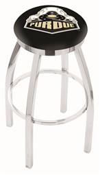  Purdue 36" Swivel Bar Stool with Chrome Finish  