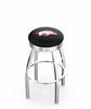  Arkansas 25" Swivel Counter Stool with Chrome Finish  