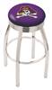  East Carolina 25" Swivel Counter Stool with Chrome Finish  