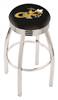  Georgia Tech 25" Swivel Counter Stool with Chrome Finish  