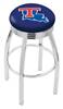  Louisiana Tech 25" Swivel Counter Stool with Chrome Finish  