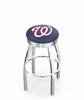  Washington Nationals 25" Swivel Counter Stool with Chrome Finish  