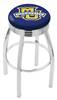  Marquette 25" Swivel Counter Stool with Chrome Finish  