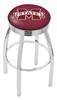  Mississippi State 25" Swivel Counter Stool with Chrome Finish  