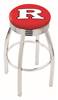  Rutgers 25" Swivel Counter Stool with Chrome Finish  