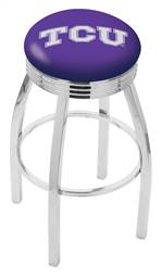  TCU 25" Swivel Counter Stool with Chrome Finish  