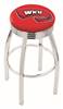  Western Kentucky 25" Swivel Counter Stool with Chrome Finish  