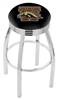  Western Michigan 25" Swivel Counter Stool with Chrome Finish  