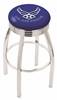  U.S. Air Force 30" Swivel Bar Stool with Chrome Finish  