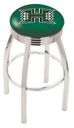  Hawaii 30" Swivel Bar Stool with Chrome Finish  