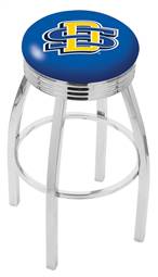  South Dakota State 30" Swivel Bar Stool with Chrome Finish  